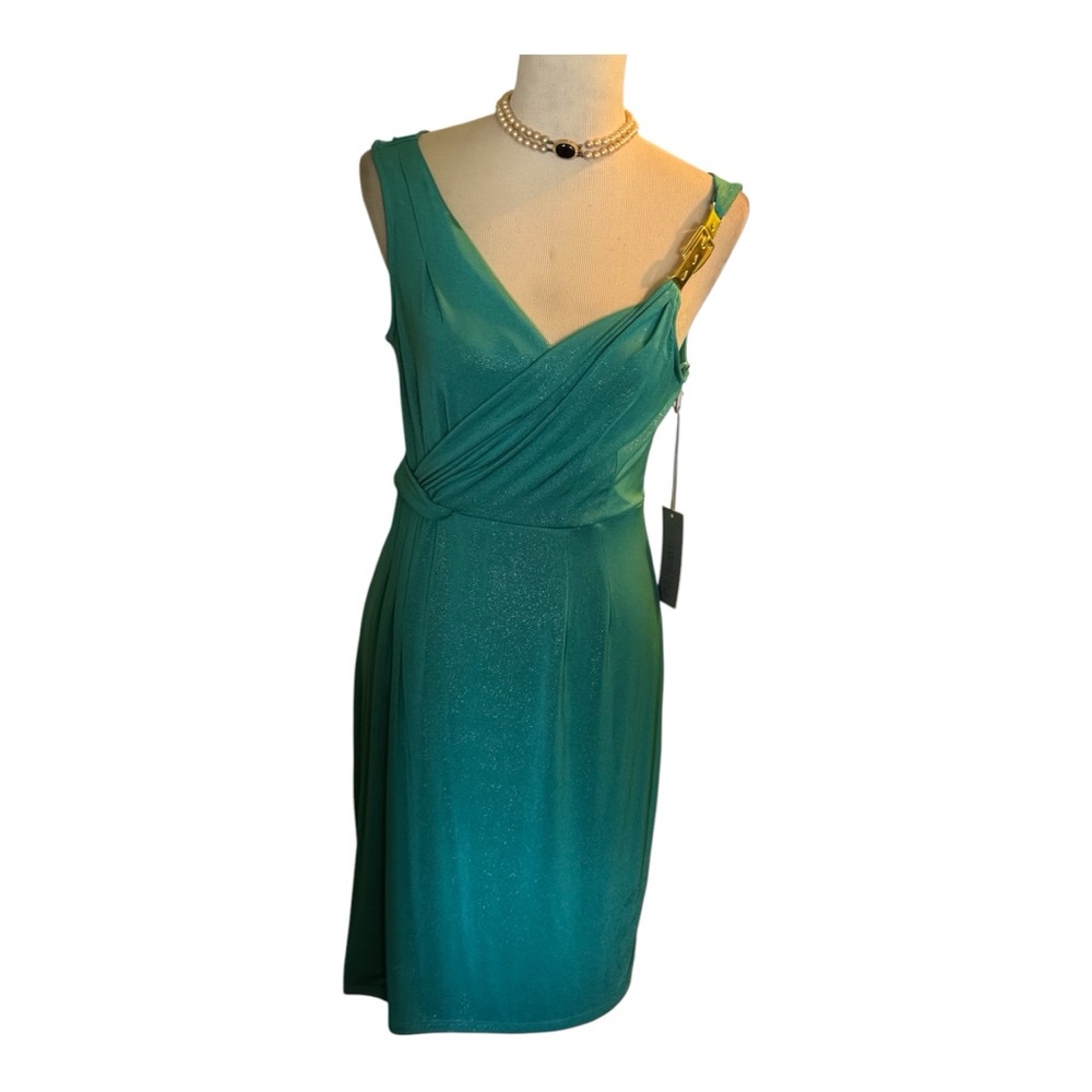 Jennifer Lopez Ravishing Rio Sea Jade Medium New With Tags dress poly blend